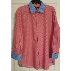 XMI dress long sleeve pink & blue XL